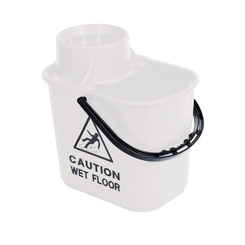 Professional Bucket & Wringer 15 Litre - White