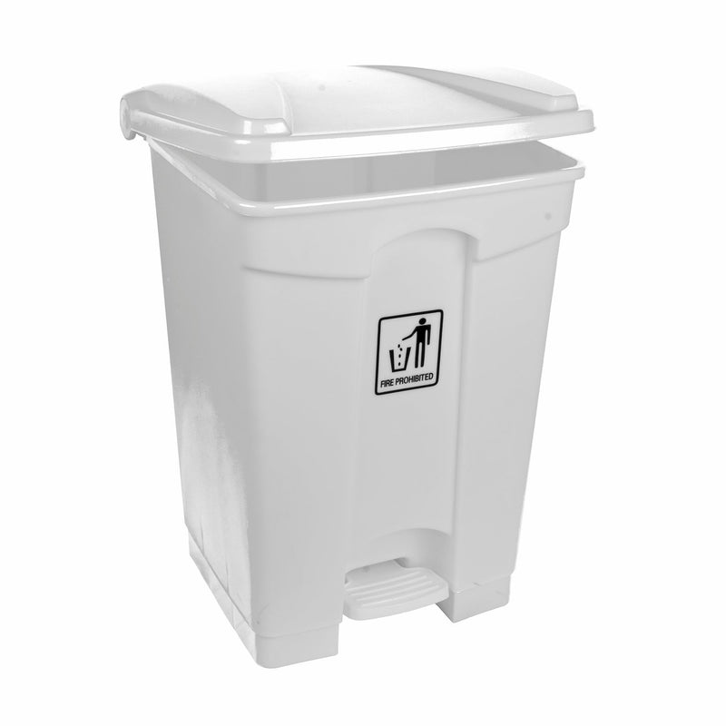 Pedal Bin 45 Litre White - Single