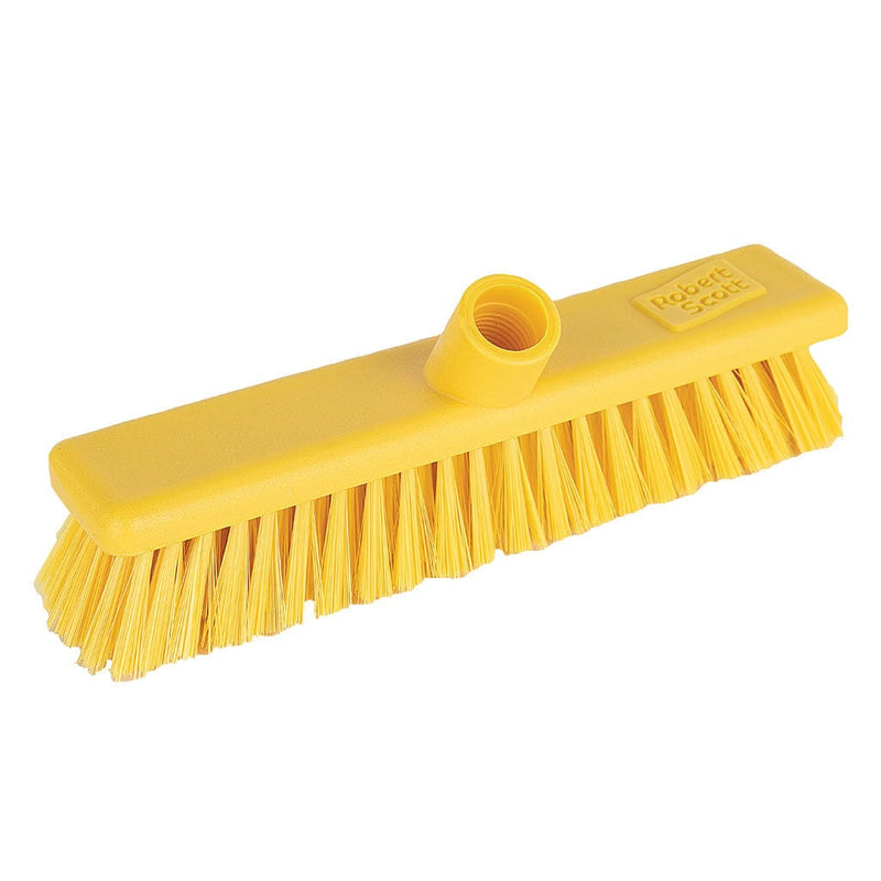 Washable Broom Head Coloured Stock 30cm Soft - Yellow