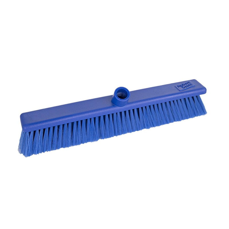 Washable Broom Head Coloured Stock 45cm Soft - Blue