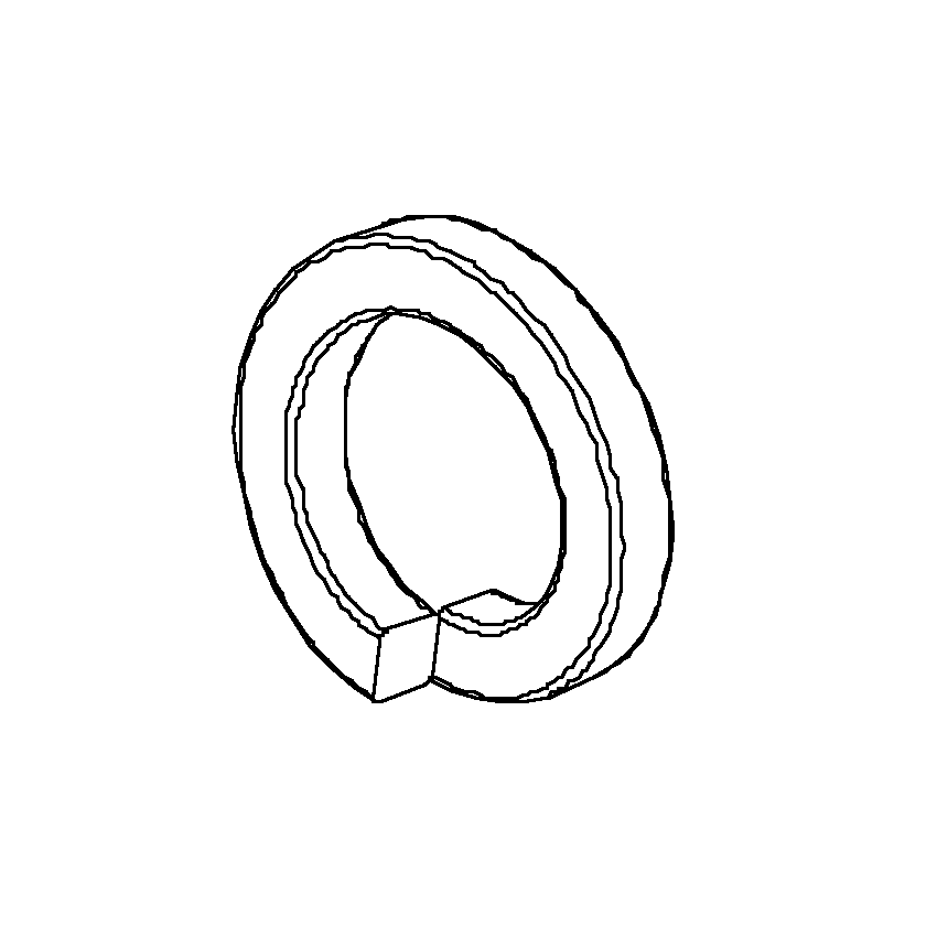 Truvox 00-0800-0513 M8 spring washer - parts diagram, reference 1
