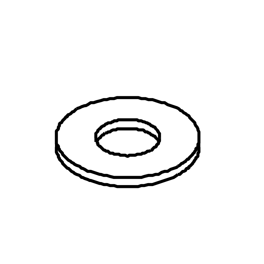 Truvox 00-0500-0553 M5 washer stainless steel - parts diagram