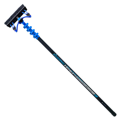 Aquaspray Venom Aquaspray® Venom 18ft 100% Carbon Fibre Waterfed Window Cleaning Pole 4-Section