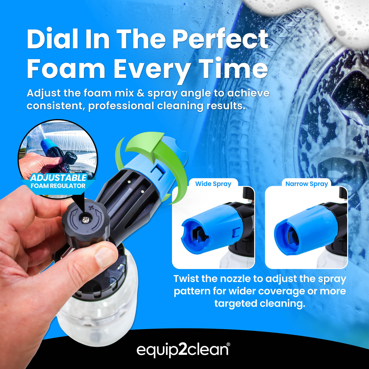 Equip2clean Aquaspray® Snow Foam Cannon