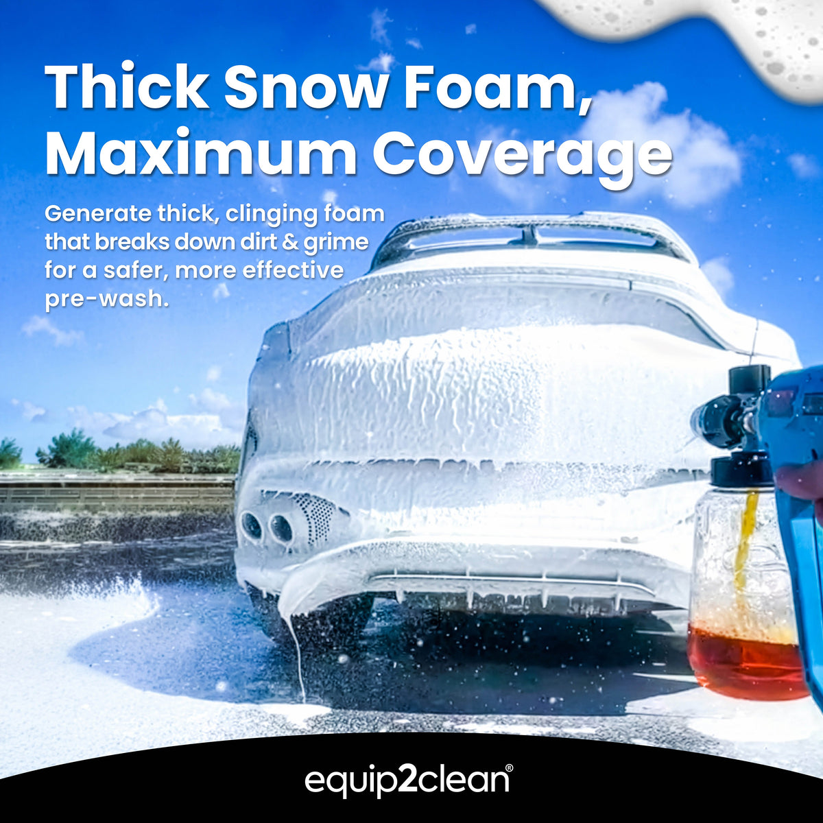 Equip2clean Aquaspray® Snow Foam Cannon
