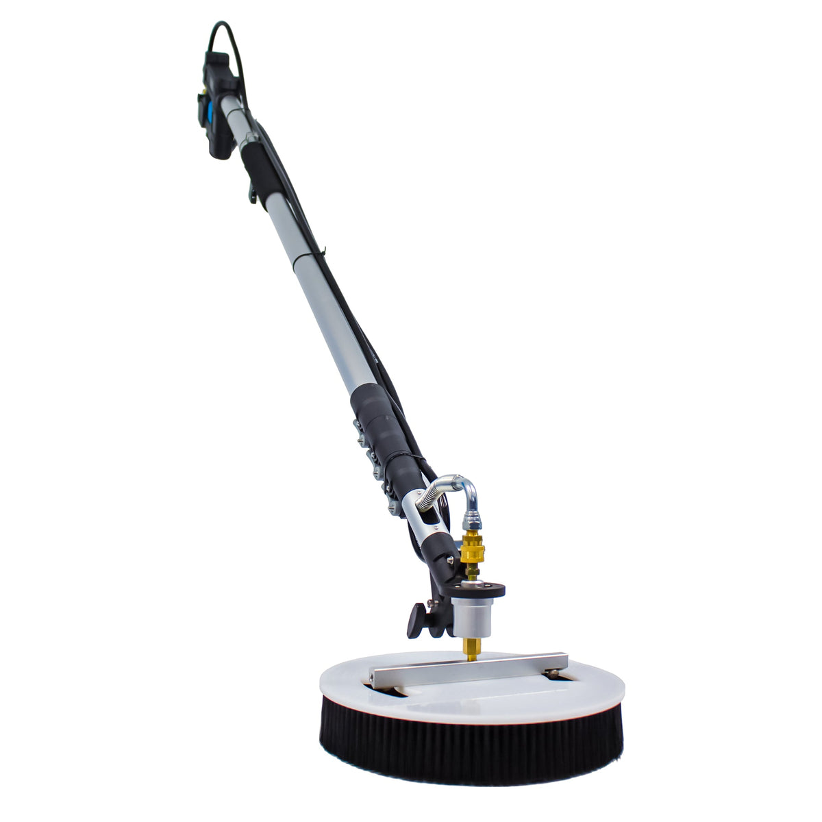 Equip2clean Aquaspray® Rotary Solar Panel/Roof Cleaning Brush With 18ft Telescopic Lance