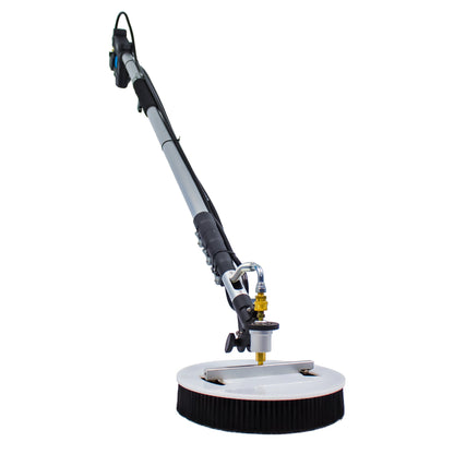 Equip2clean Aquaspray® Rotary Solar Panel/Roof Cleaning Brush With 18ft Telescopic Lance