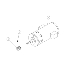 Truvox 05-3422-0000 brush motor assembly - parts diagram