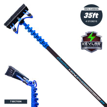 Aquaspray Venom Aquaspray® Venom 35ft 100% Carbon Kevlar Insulated Waterfed Window Cleaning Pole 7-Section