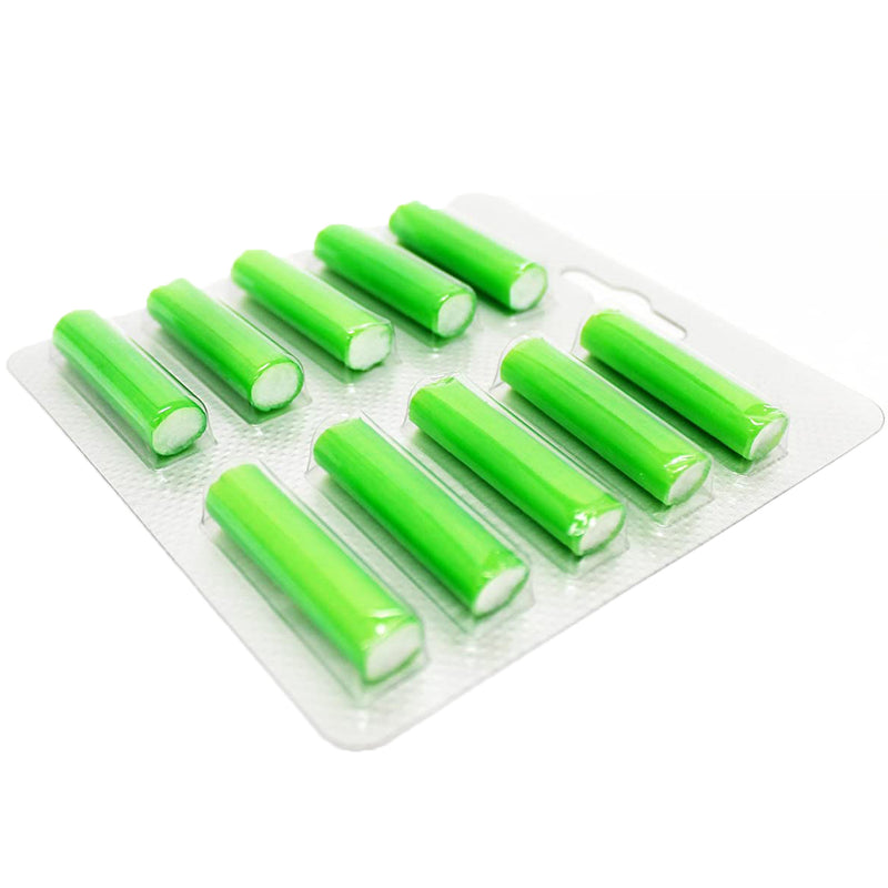 Vacuum Fresheners - Pack of 10 - Green Pellet Type Air Fresheners