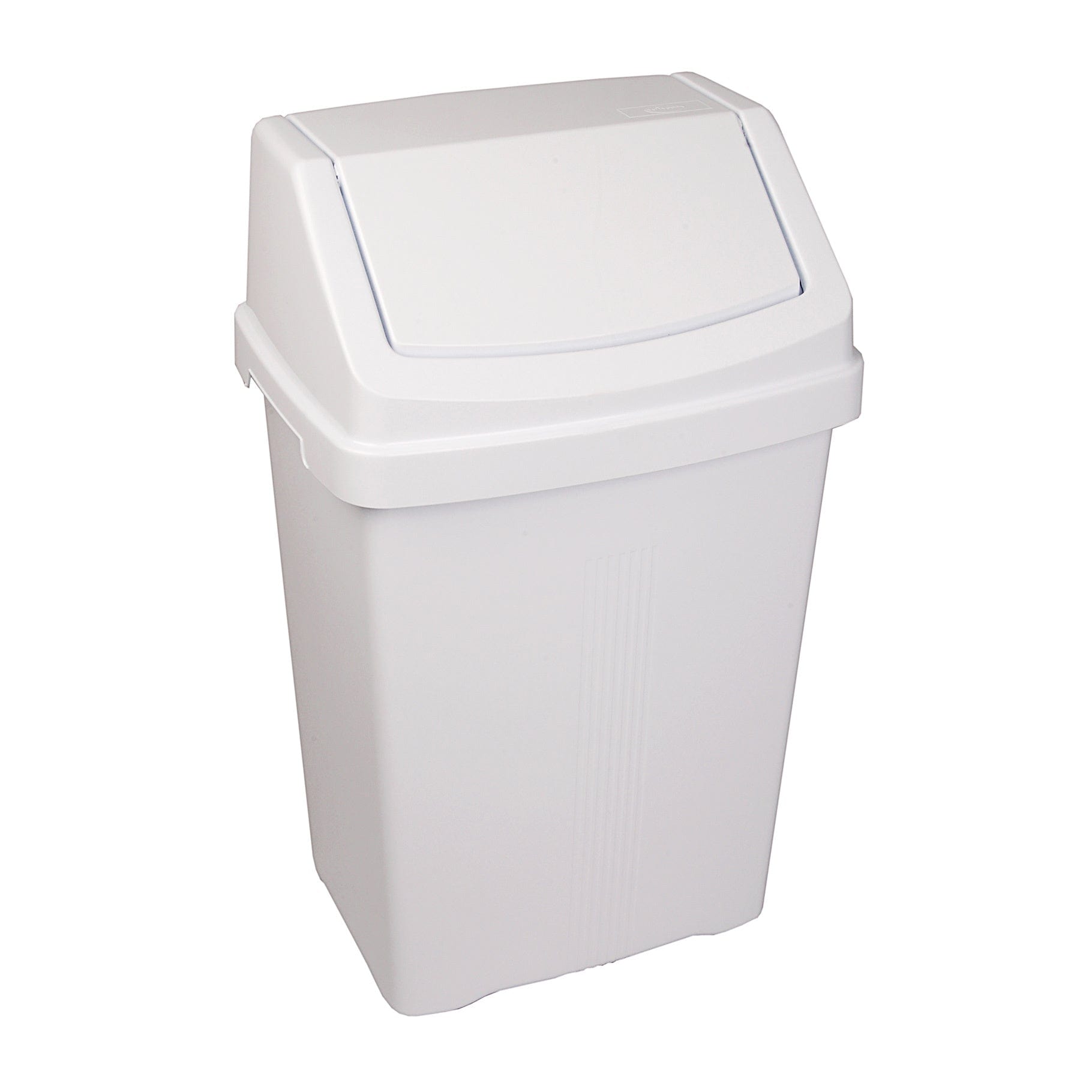 Swing Bin 50 Litre - White Lid