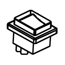 Truvox 04-3207-0000 rocker switch with cover - parts diagram