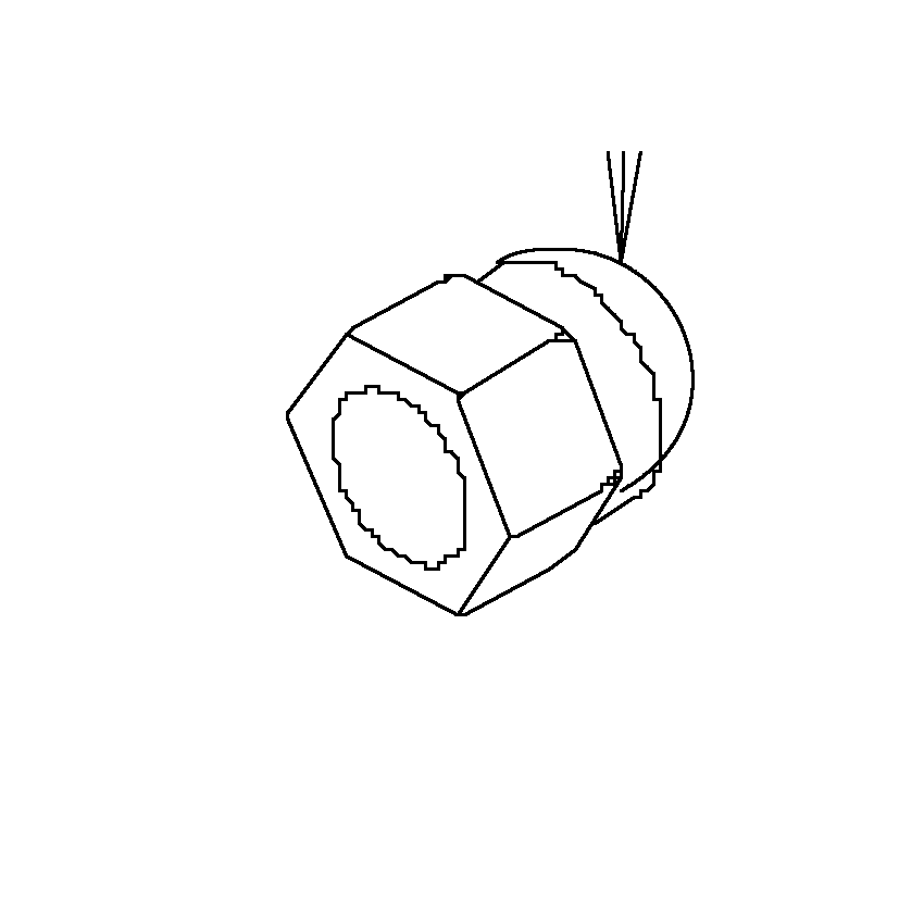 Truvox 00-0500-0763 M5 dome nut - parts diagram