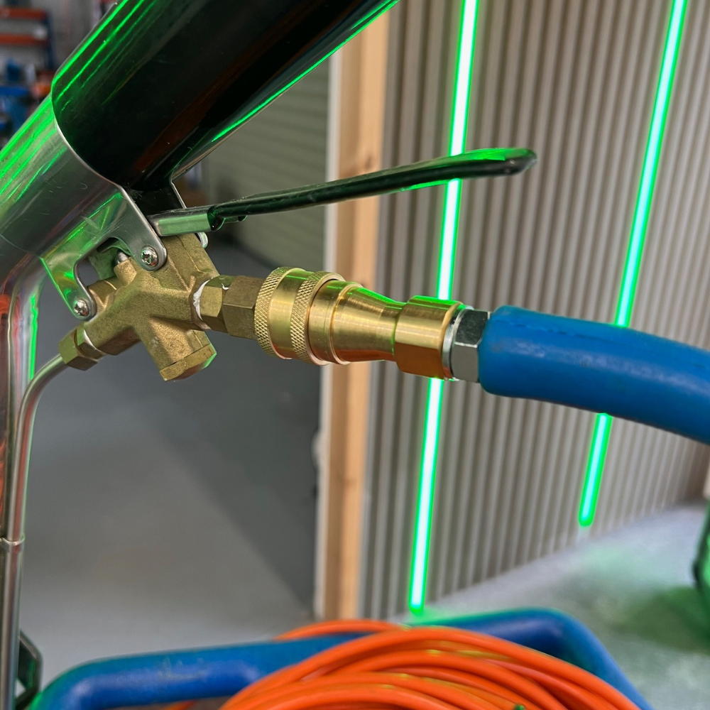 Astrox 25ft Smooth Carpet Cleaner Solution Hose With QR Fittings - Commercial Cleaning Machines Ltd