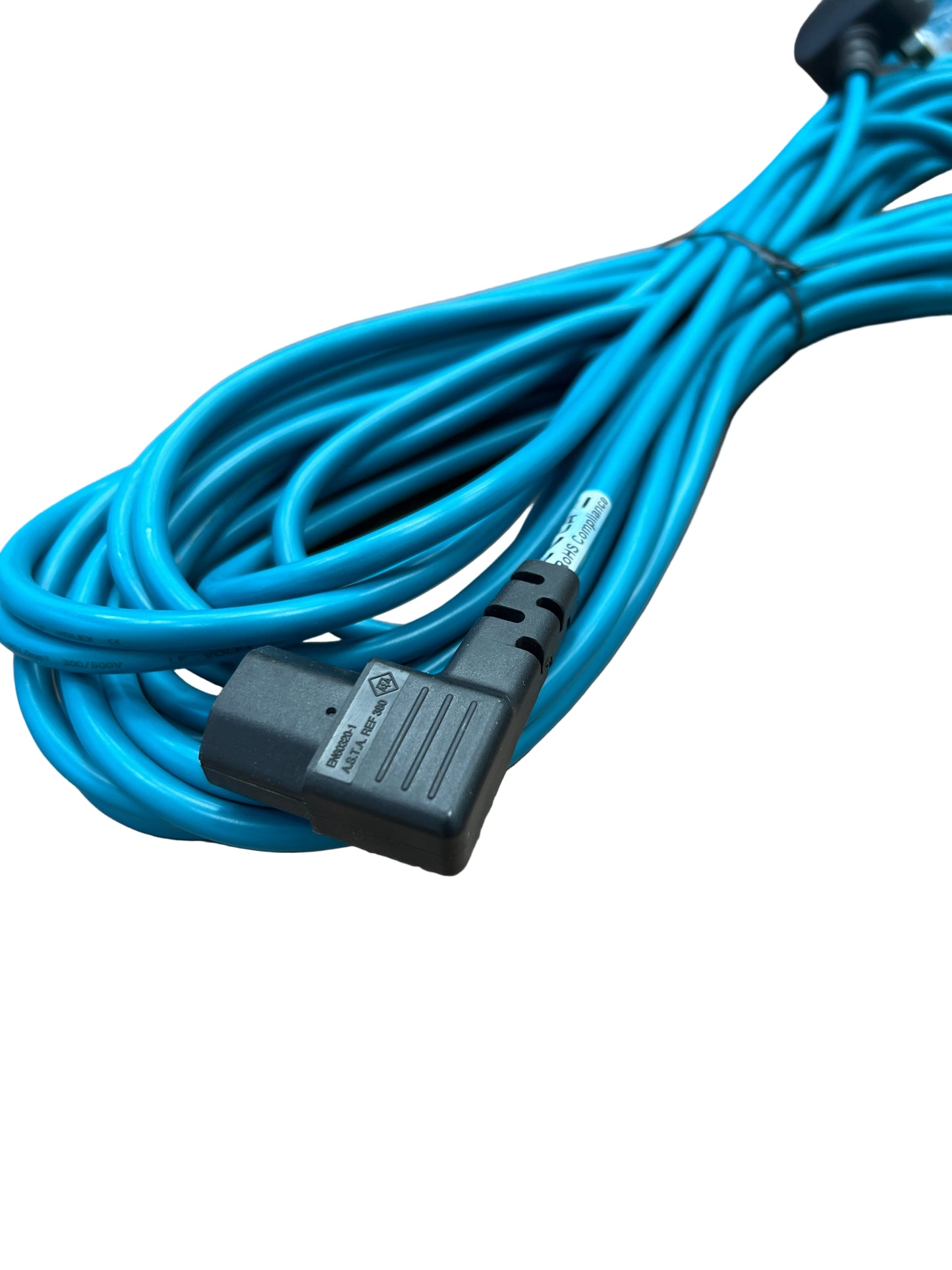 Genuine Truvox Power Cord Uk Teal To Fit Multiwash Pro 240, Multiwash Pro 340, Multiwash Pro 440 Models