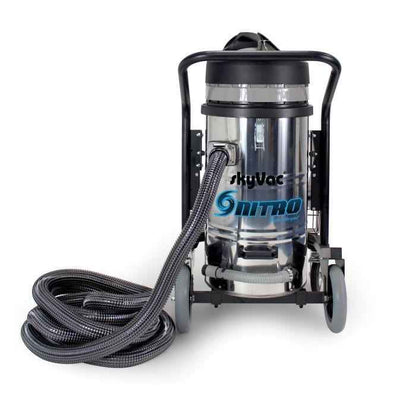 skyVac Nitro With Elite High Reach Pole Set - Triple Motor With Upto 40ft Reach - Commercial Cleaning Machines Ltd