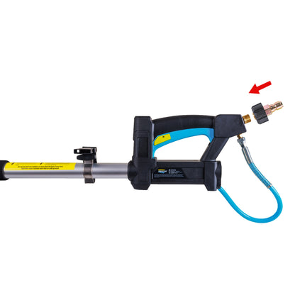 Kiam Products AquaReach Pro 5.4m (18') LIGHTWEIGHT Telescopic Lance with FREE HARNESS