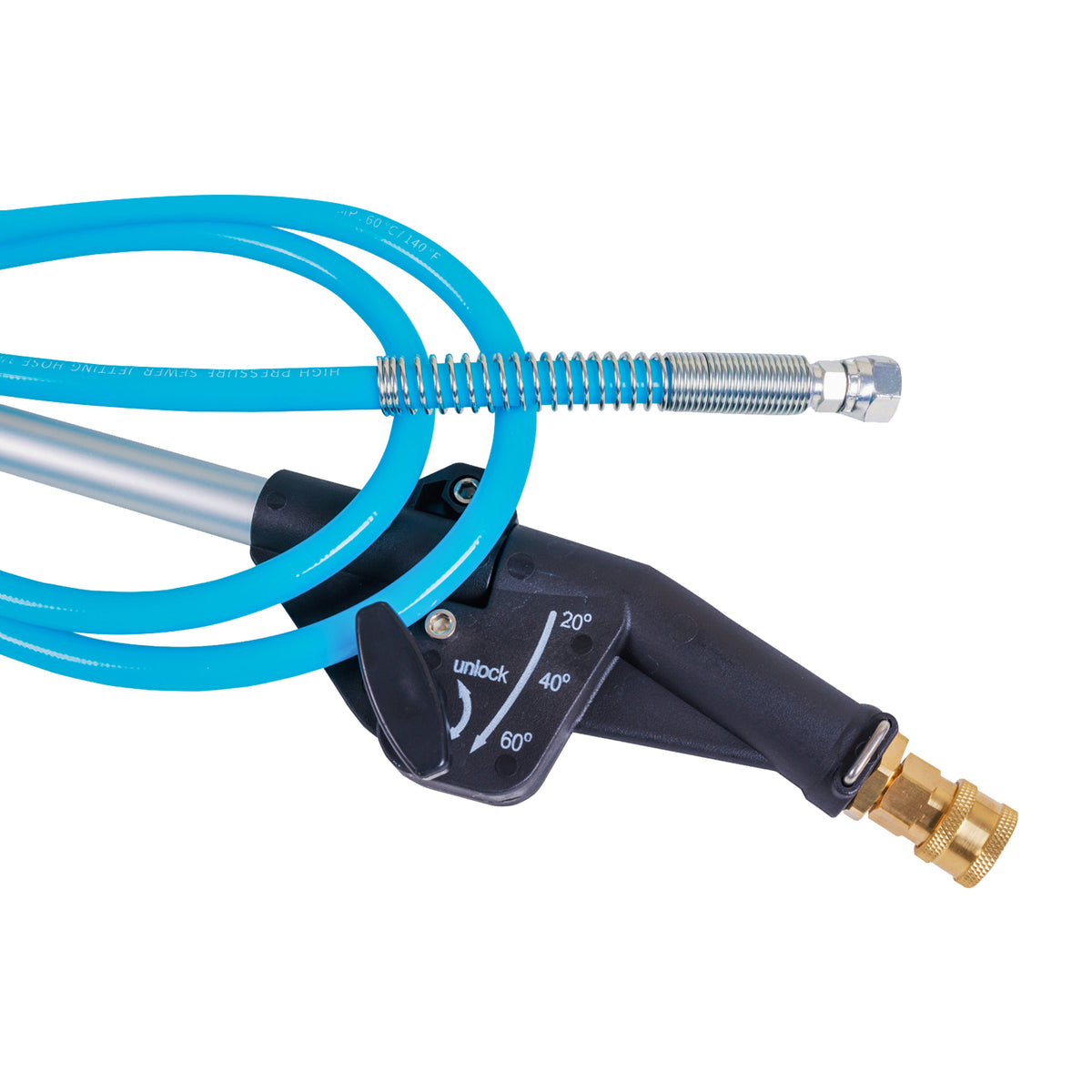 Kiam Products AquaReach Pro 5.4m (18') LIGHTWEIGHT Telescopic Lance with FREE HARNESS