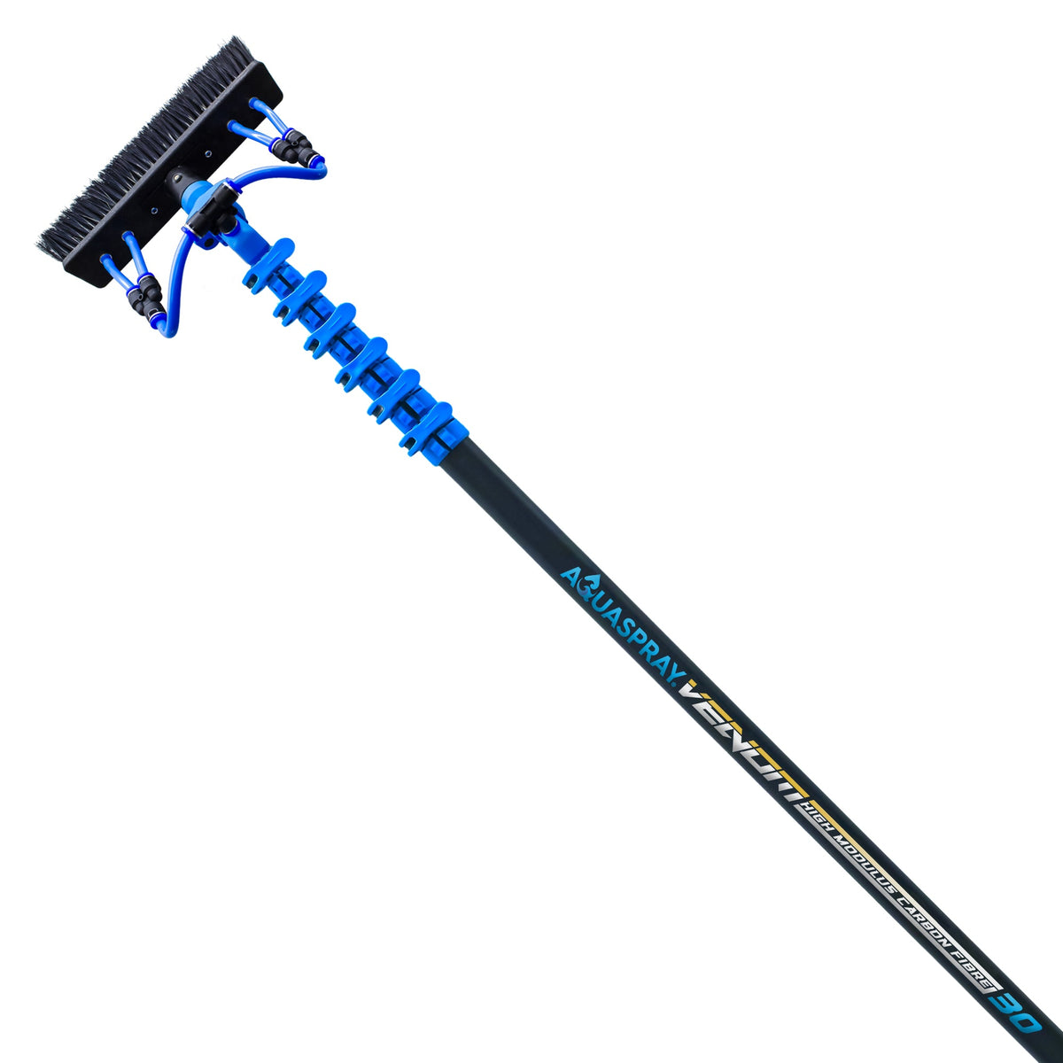 Aquaspray Venom Aquaspray® Venom 30ft 30T High-Mod Waterfed Window Cleaning Pole – 6-Section