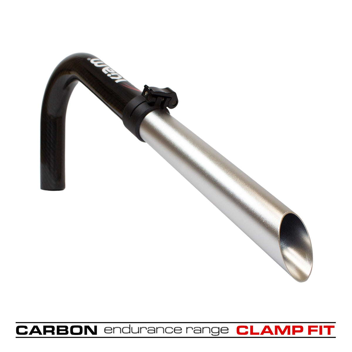 Kiam Products Clamped Carbon Fibre Gutter Vacuum Pole Kits (51mm Diameter) 20ft-40ft