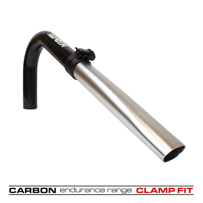 Kiam Products Clamped Carbon Fibre Gutter Vacuum Pole Kits (51mm Diameter) 20ft-40ft