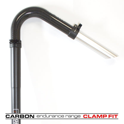 Kiam Products Clamped Carbon Fibre Gutter Vacuum Pole Kits (51mm Diameter) 20ft-40ft