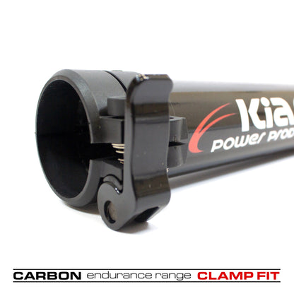 Kiam Products Clamped Carbon Fibre Gutter Vacuum Pole Kits (51mm Diameter) 20ft-40ft