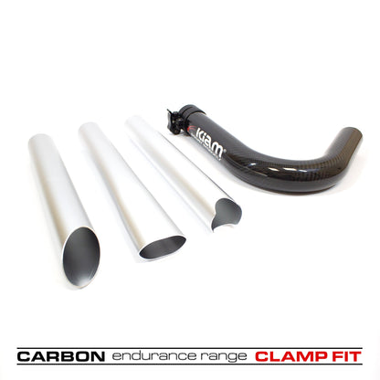 Kiam Products Clamped Carbon Fibre Gutter Vacuum Pole Kits (51mm Diameter) 20ft-40ft