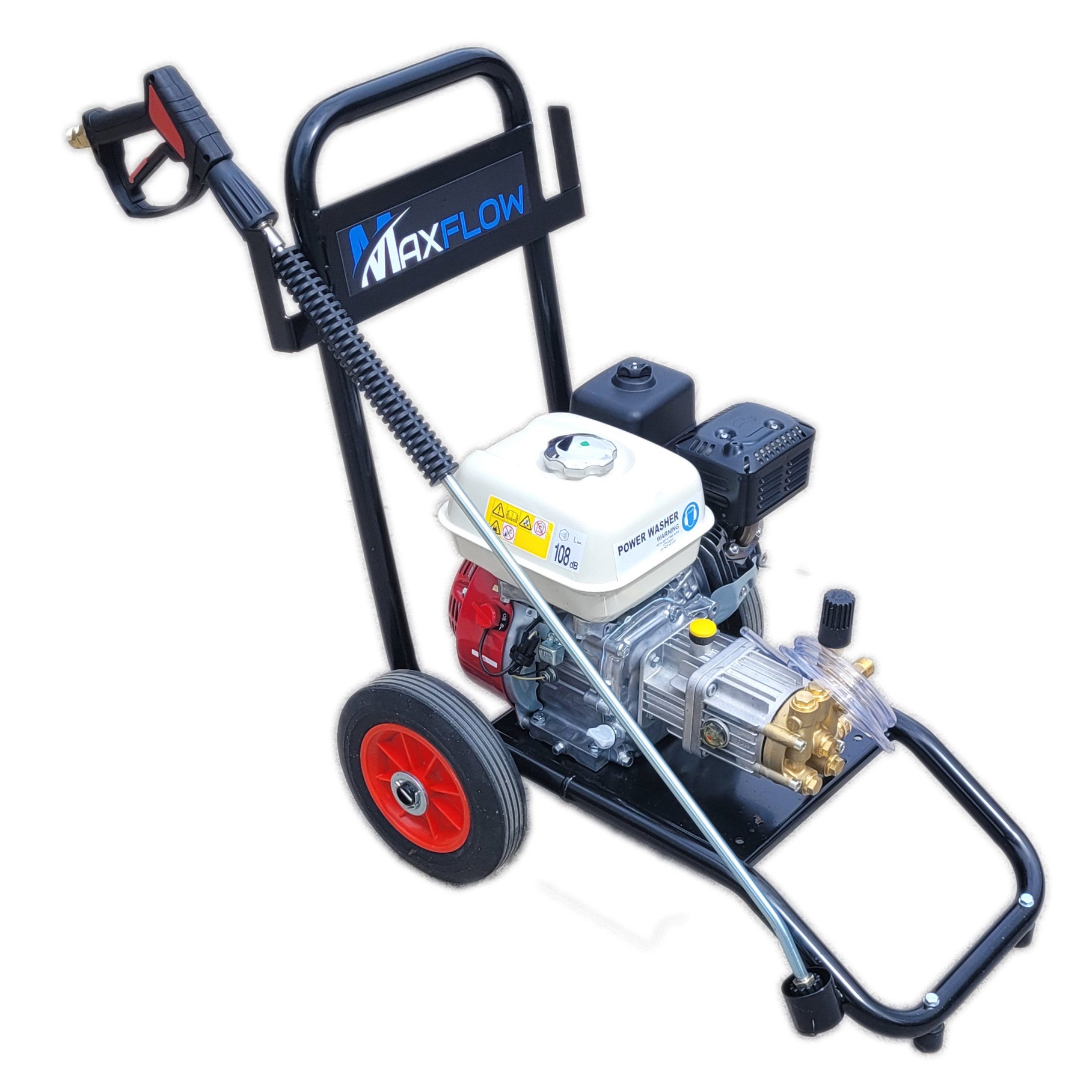 Maxflow Domestic Pressure Washer - Honda GX160 11 LPM Upright Frame