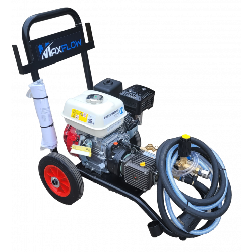 Maxflow Semi-Industrial Pressure Washer - Honda GX200 14 LPM Upright Frame