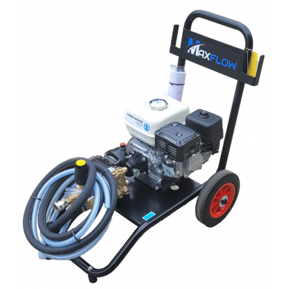 Maxflow Semi-Industrial Pressure Washer - Honda GX200 14 LPM Upright Frame