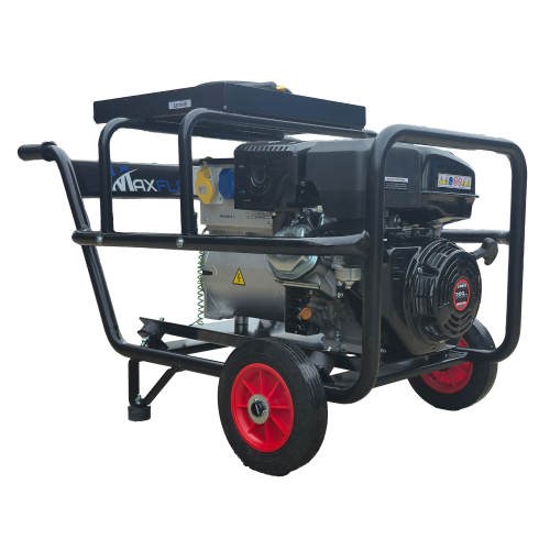 Maxflow AC Petrol Welder Generator – Loncin G390 Engine 6 kVA Trolley Frame