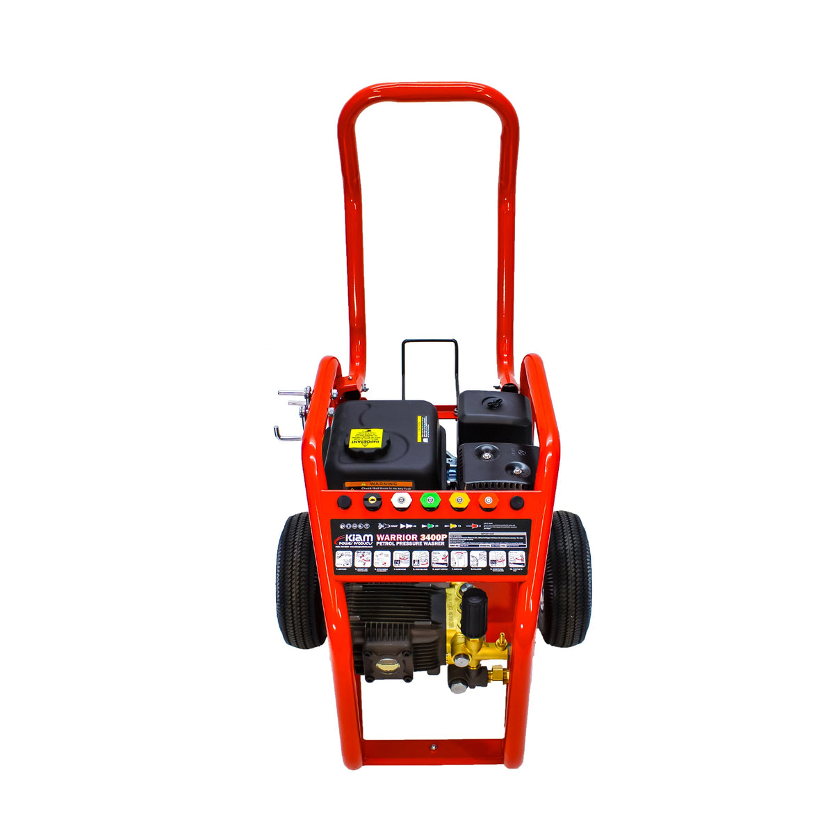 Kiam Products Kiam Warrior 3400P Petrol High Pressure Washer Jet Cleaner (9HP)