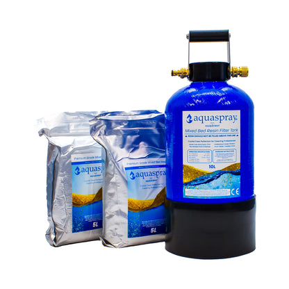 Equip2clean Aquaspray® De-Ionising Water Filter Carry Tank 10, 15 or 25 Litre (Inc. Resin)