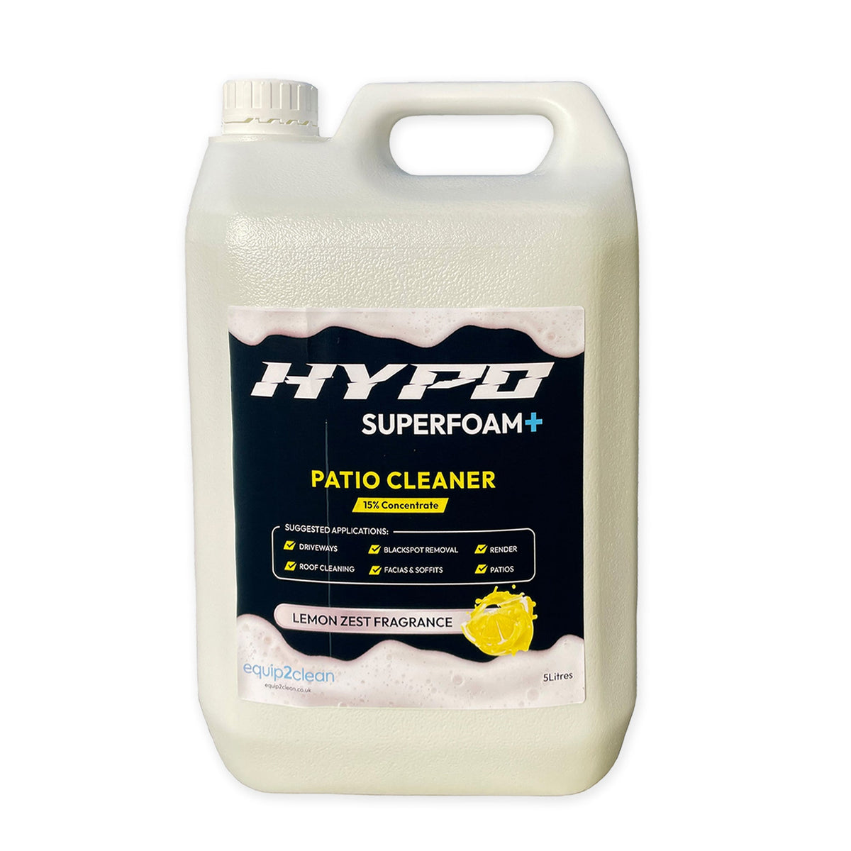 Equip2clean Hypo SuperFoam+ (Patio Cleaner) Softwash Solution