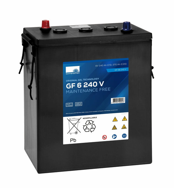 AGM 6v Monoblock Deep Cycle Scrubber Dryer Sweeper Battery - GF06240V