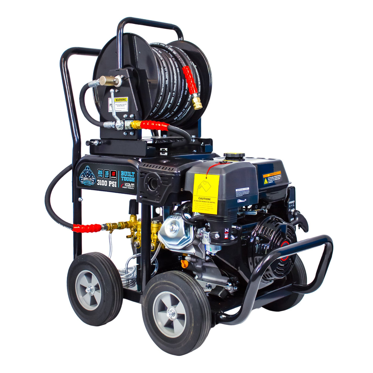 Kiam Products Kiam GORILLA POWER® 3100PSI 25LPM 15HP Petrol Pressure Washer Loncin Engine