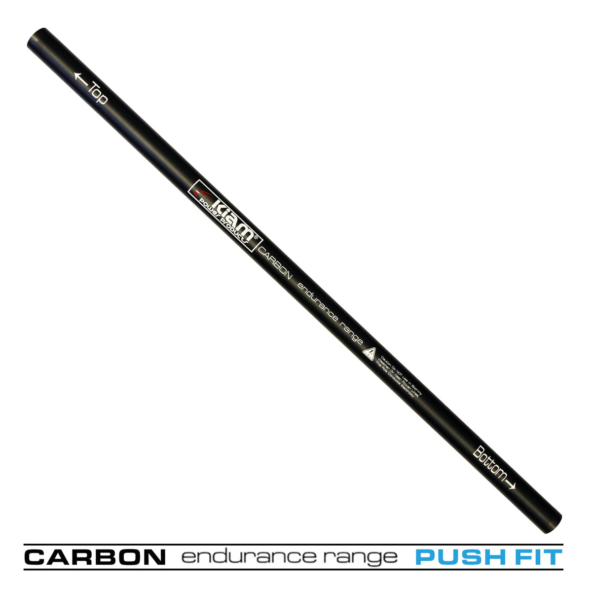 Kiam Products Push-Fit Gutter Vacuum Pole Carbon Fibre (51mm Diameter)