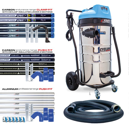 Kiam Products Cyclone Lite® KV100 Gutter Vacuum 3600W - Side Entry