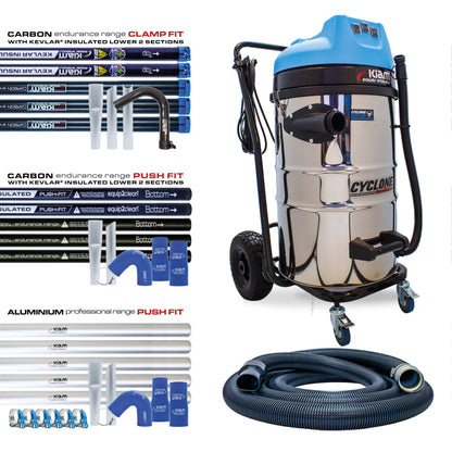 Kiam Products Cyclone Lite® KV80 Gutter Vacuum 3600W - Side Entry