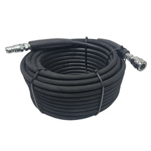 Kiam Products TEMA Male - TEMA Female Quick Release Heavy Duty 5/16" Rubber Pressure Washer Hose