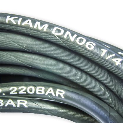 Kiam Products M22 Female - M22 Female Heavy Duty 1/4" Rubber Pressure Washer Hose
