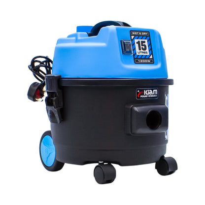 Kiam Products DTLR Valet Vac 240V 1200W Wet & Dry Vacuum Cleaner 15L