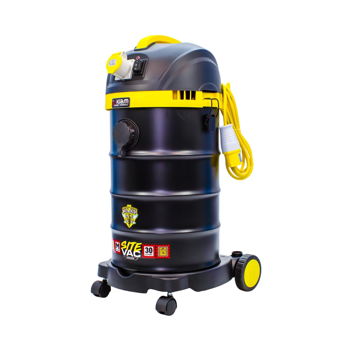 Kiam Products Kiam SiteVac 110V M-Class 1000W Vacuum Cleaner 30L W.A.S.P