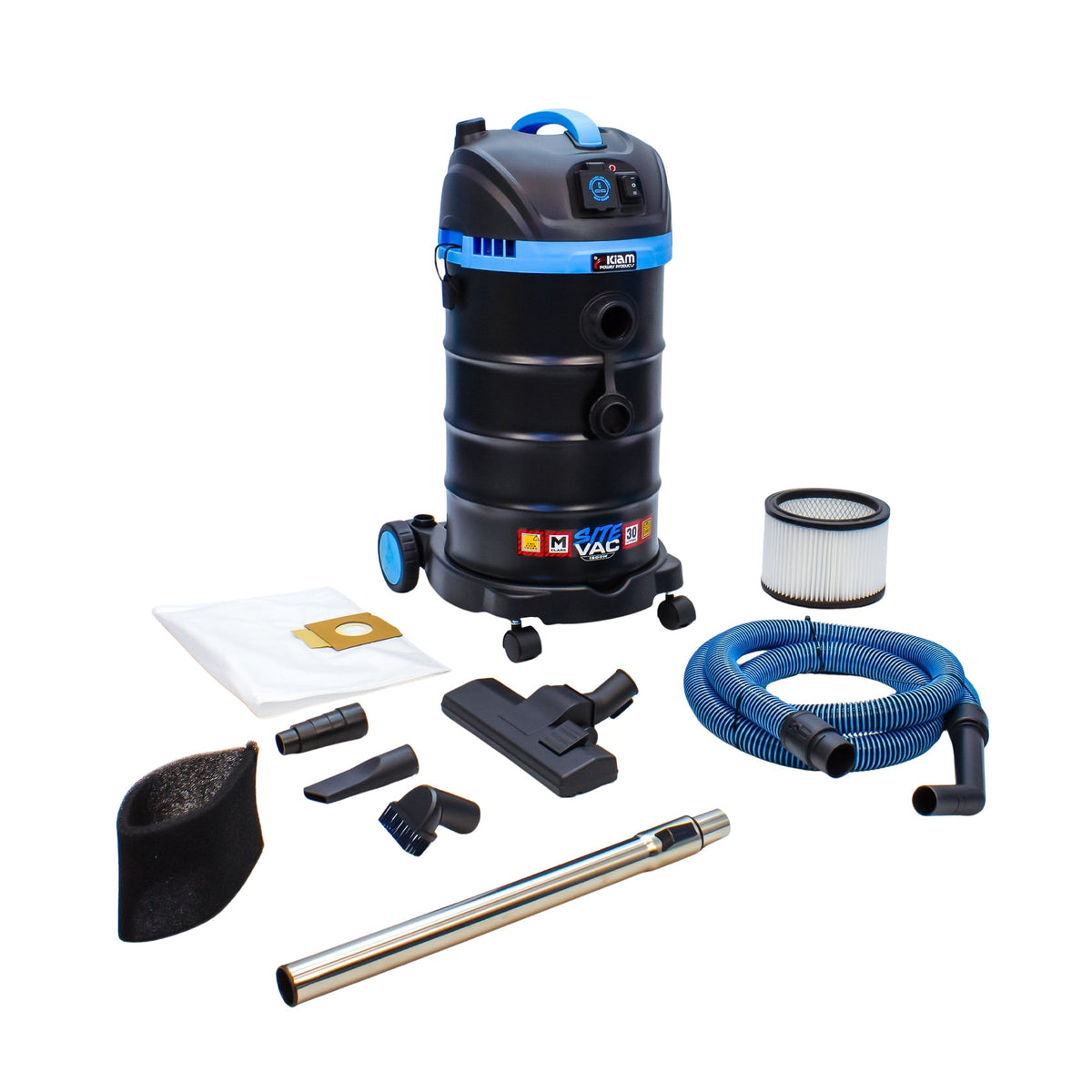 Kiam Products Kiam SiteVac 240V M-Class 1500W Vacuum 30L
