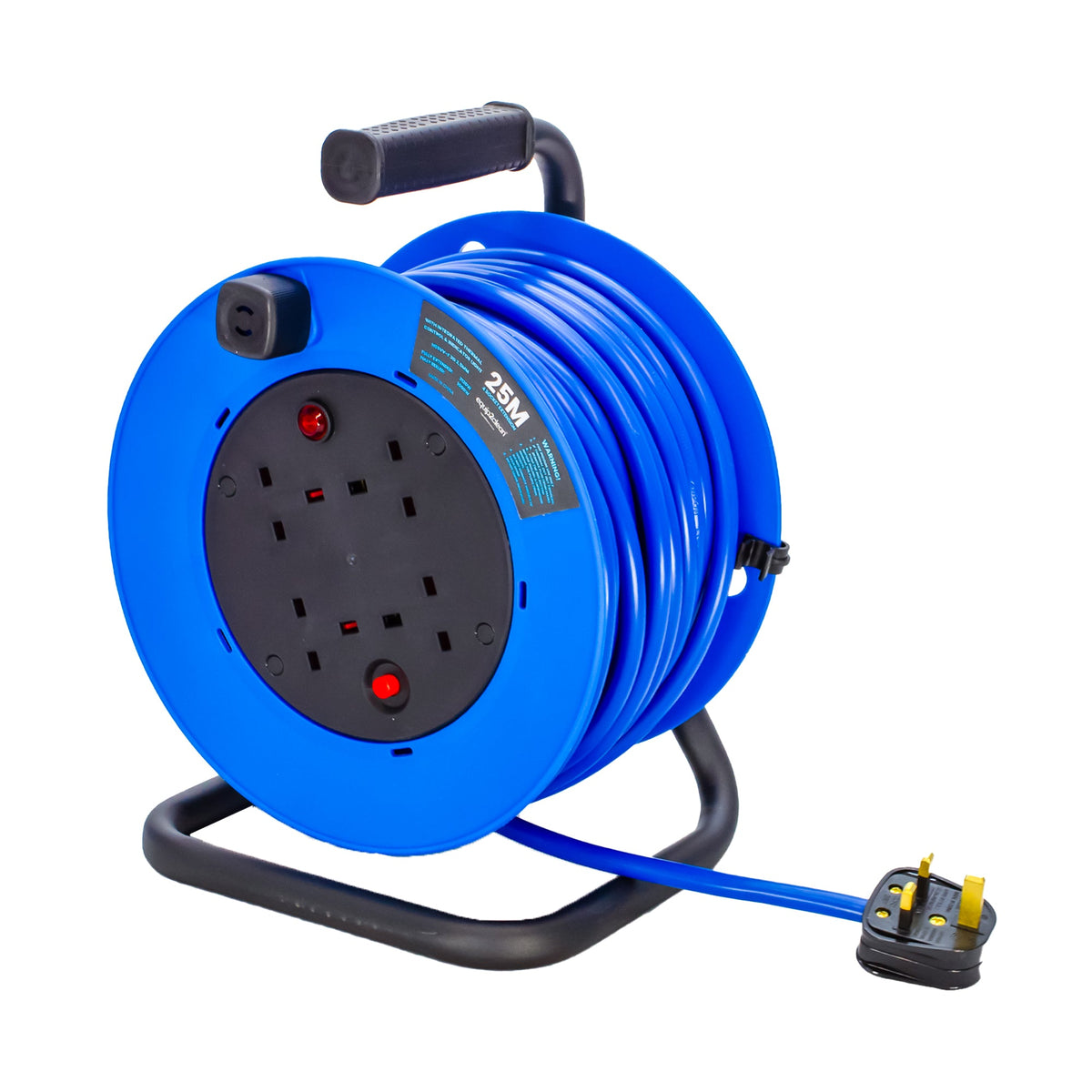 Kiam Products 25 Metre Extension Lead - 4 Gang 3120W