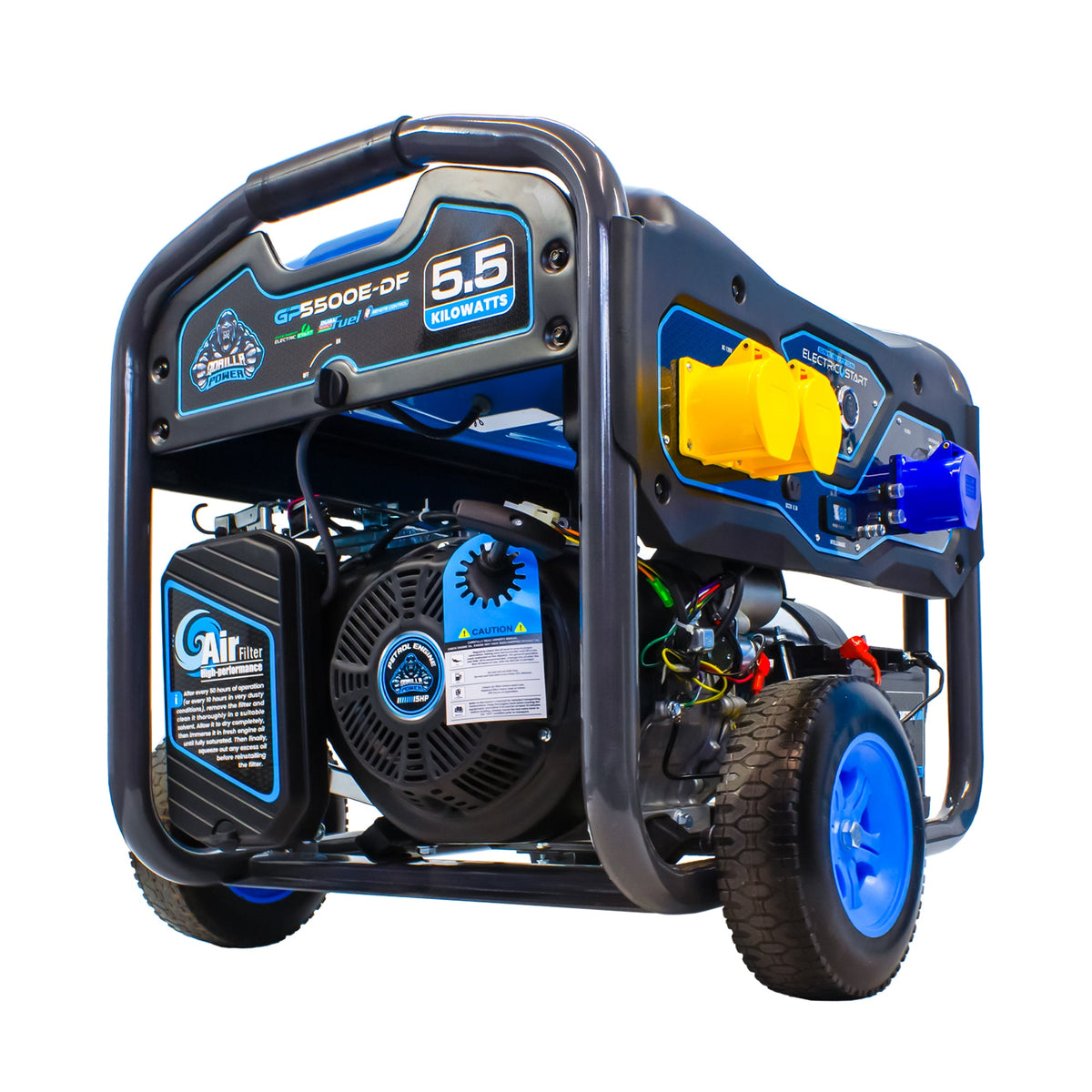 Equip2clean Gorilla Power 5500W Dual-Fuel Generator with Electric Start - GP5500E-DF – Reliable & Fuel Efficient