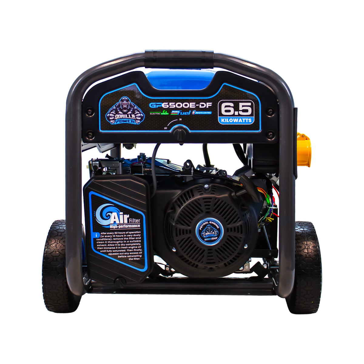 Equip2clean Gorilla Power 6500W Dual-Fuel Generator with Electric Start - GP6500E-DF – High Performance & Versatile Power