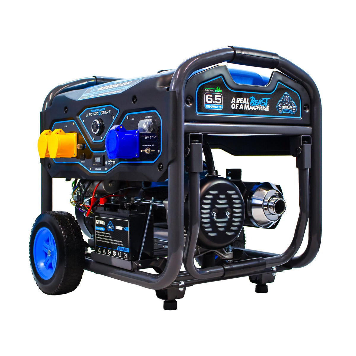 Equip2clean Gorilla Power 6500W Dual-Fuel Generator with Electric Start - GP6500E-DF – High Performance & Versatile Power