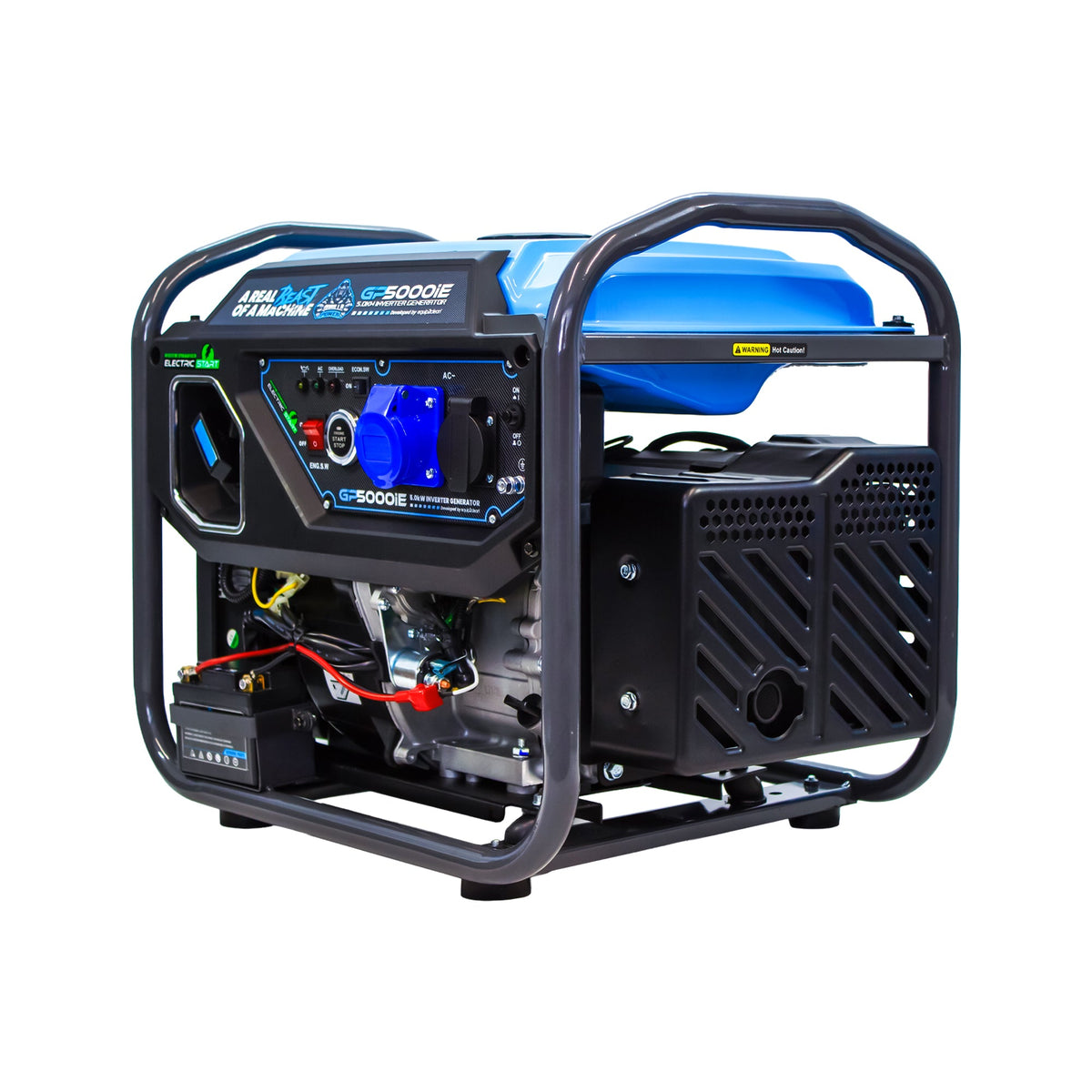 Equip2clean Gorilla Power 5000W Inverter Open Frame Generator with Electric Start - GP5000iE – Maximum Power & Efficiency